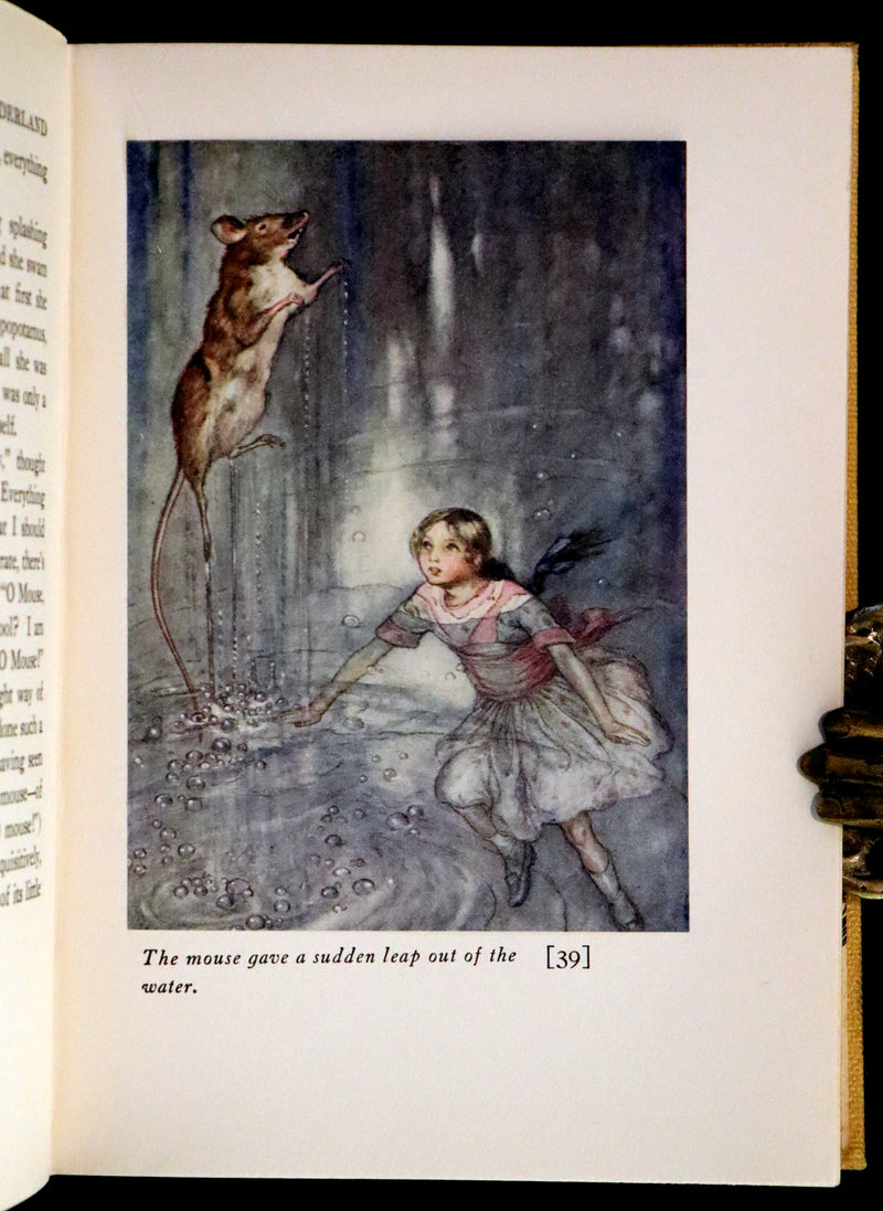 1915 Scarce First Edition - Alice's Adventures in Wonderland illustrated by Albert Edward Jackson.