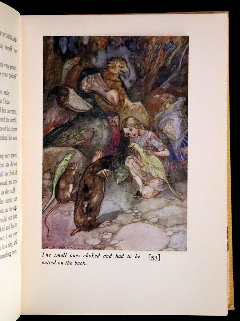 1915 Scarce First Edition - Alice's Adventures in Wonderland illustrated by Albert Edward Jackson.