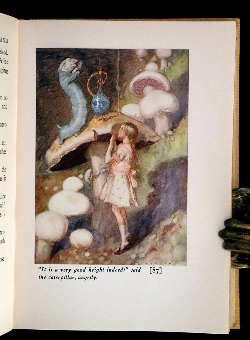 1915 Scarce First Edition - Alice's Adventures in Wonderland illustrated by Albert Edward Jackson.