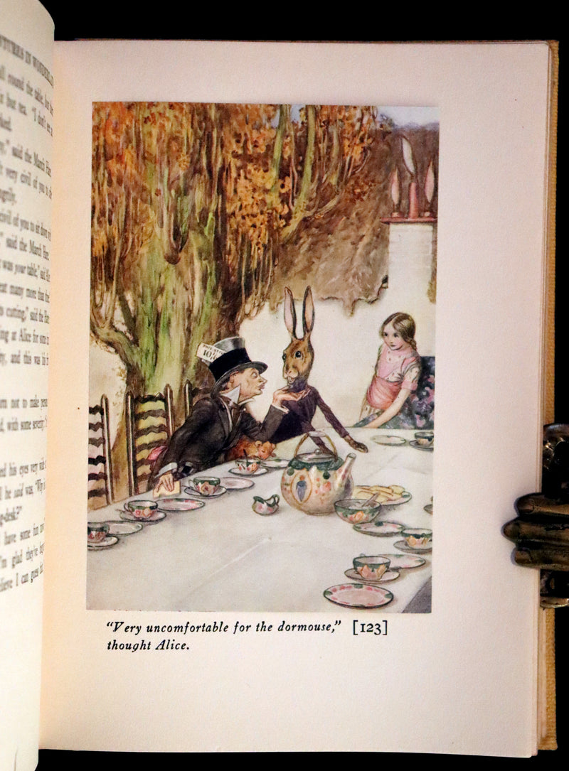 1915 Scarce First Edition - Alice's Adventures in Wonderland illustrated by Albert Edward Jackson.