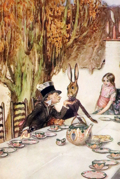 1915 Scarce First Edition - Alice's Adventures in Wonderland illustrated by Albert Edward Jackson.