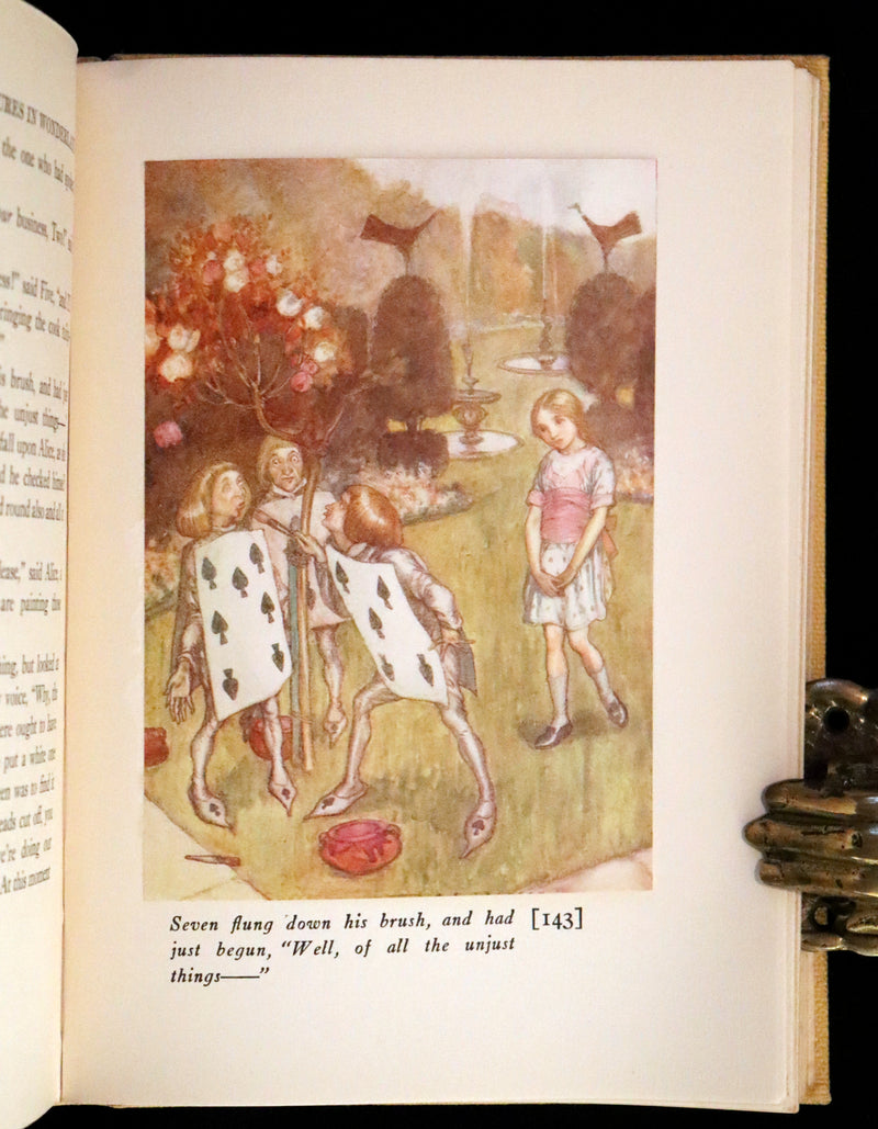1915 Scarce First Edition - Alice's Adventures in Wonderland illustrated by Albert Edward Jackson.