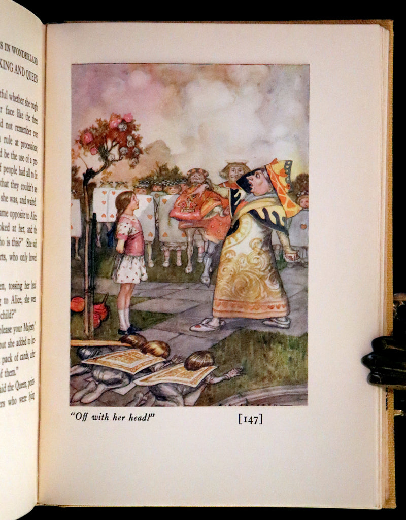 1915 Scarce First Edition - Alice's Adventures in Wonderland illustrated by Albert Edward Jackson.
