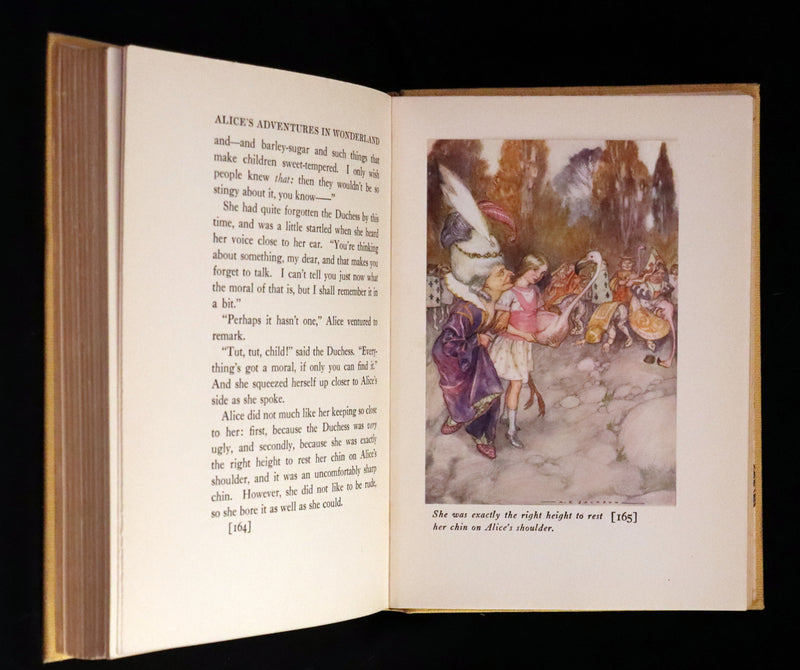 1915 Scarce First Edition - Alice's Adventures in Wonderland illustrated by Albert Edward Jackson.