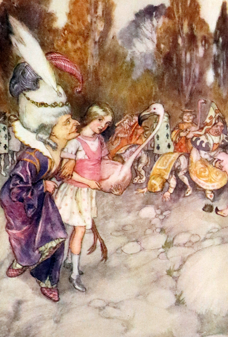1915 Scarce First Edition - Alice's Adventures in Wonderland illustrated by Albert Edward Jackson.