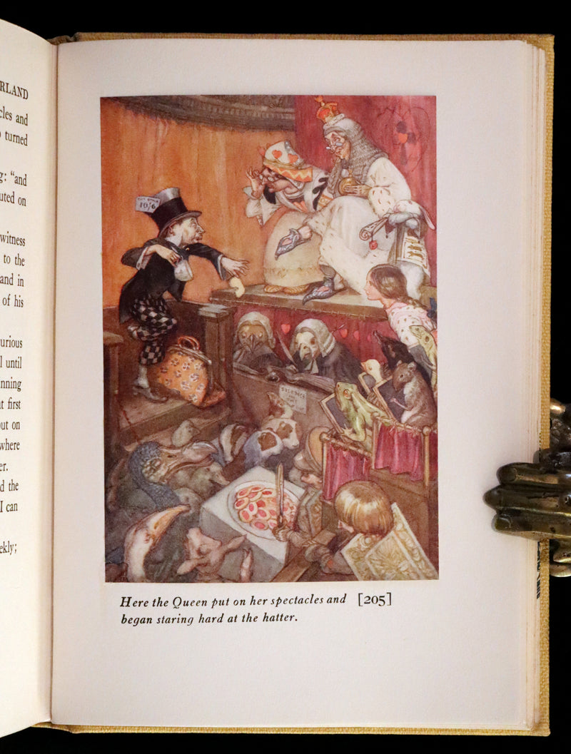 1915 Scarce First Edition - Alice's Adventures in Wonderland illustrated by Albert Edward Jackson.