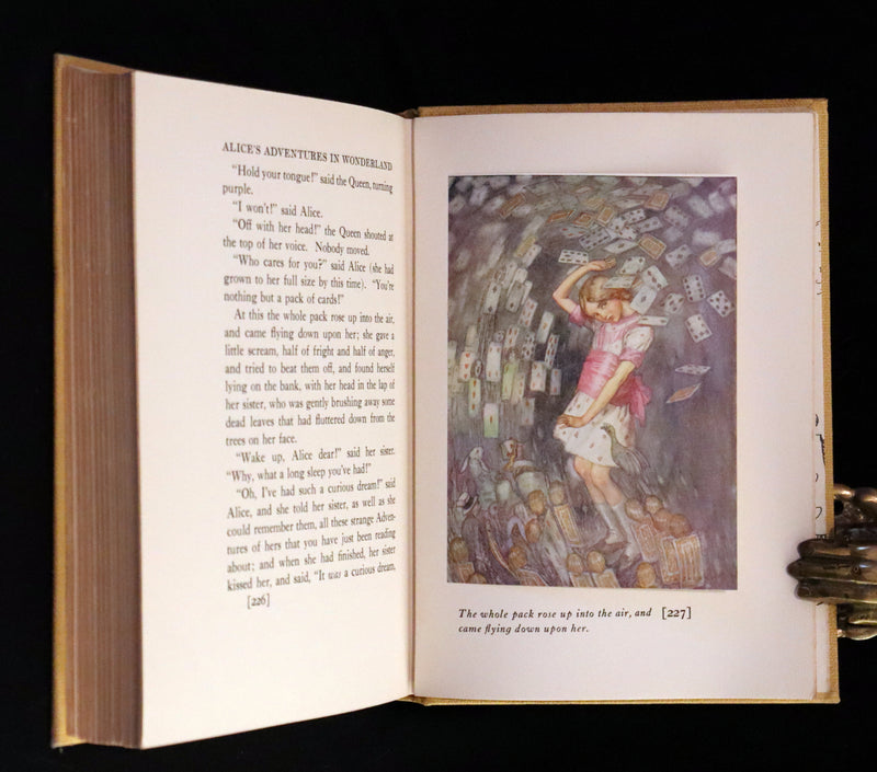 1915 Scarce First Edition - Alice's Adventures in Wonderland illustrated by Albert Edward Jackson.