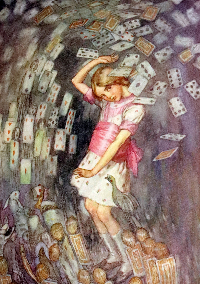 1915 Scarce First Edition - Alice's Adventures in Wonderland illustrated by Albert Edward Jackson.