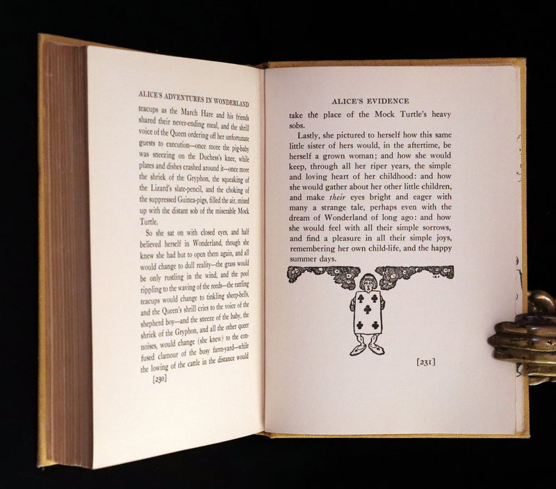 1915 Scarce First Edition - Alice's Adventures in Wonderland illustrated by Albert Edward Jackson.