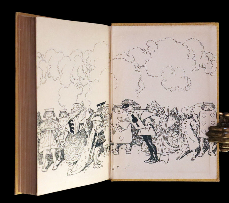 1915 Scarce First Edition - Alice's Adventures in Wonderland illustrated by Albert Edward Jackson.