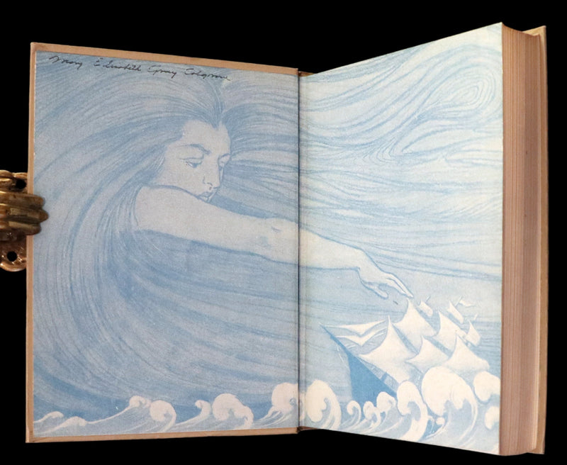 1919 Rare First Edition - AT THE BACK OF THE NORTH WIND, Illustrated by Jessie Willcox Smith.