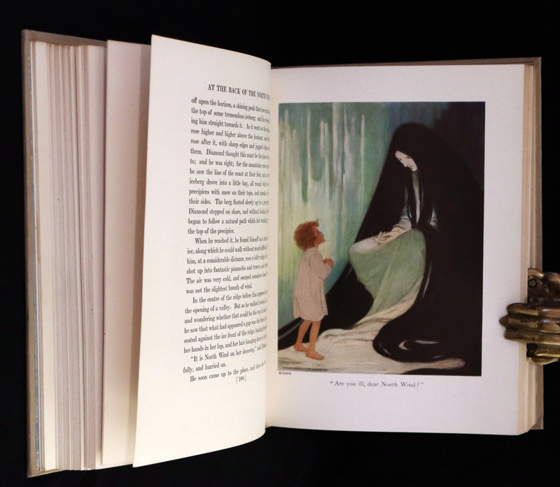 1919 Rare First Edition - AT THE BACK OF THE NORTH WIND, Illustrated by Jessie Willcox Smith.