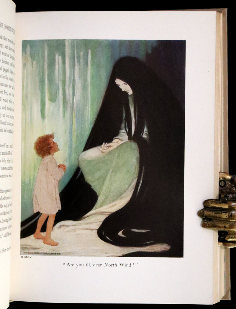 1919 Rare First Edition - AT THE BACK OF THE NORTH WIND, Illustrated by Jessie Willcox Smith.