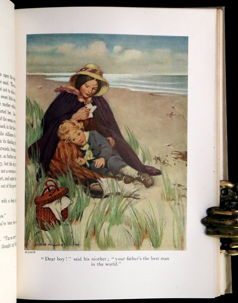 1919 Rare First Edition - AT THE BACK OF THE NORTH WIND, Illustrated by Jessie Willcox Smith.