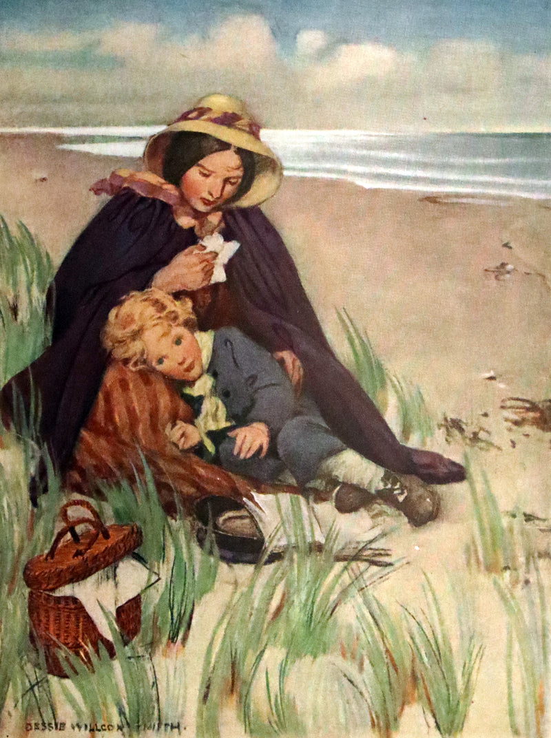 1919 Rare First Edition - AT THE BACK OF THE NORTH WIND, Illustrated by Jessie Willcox Smith.