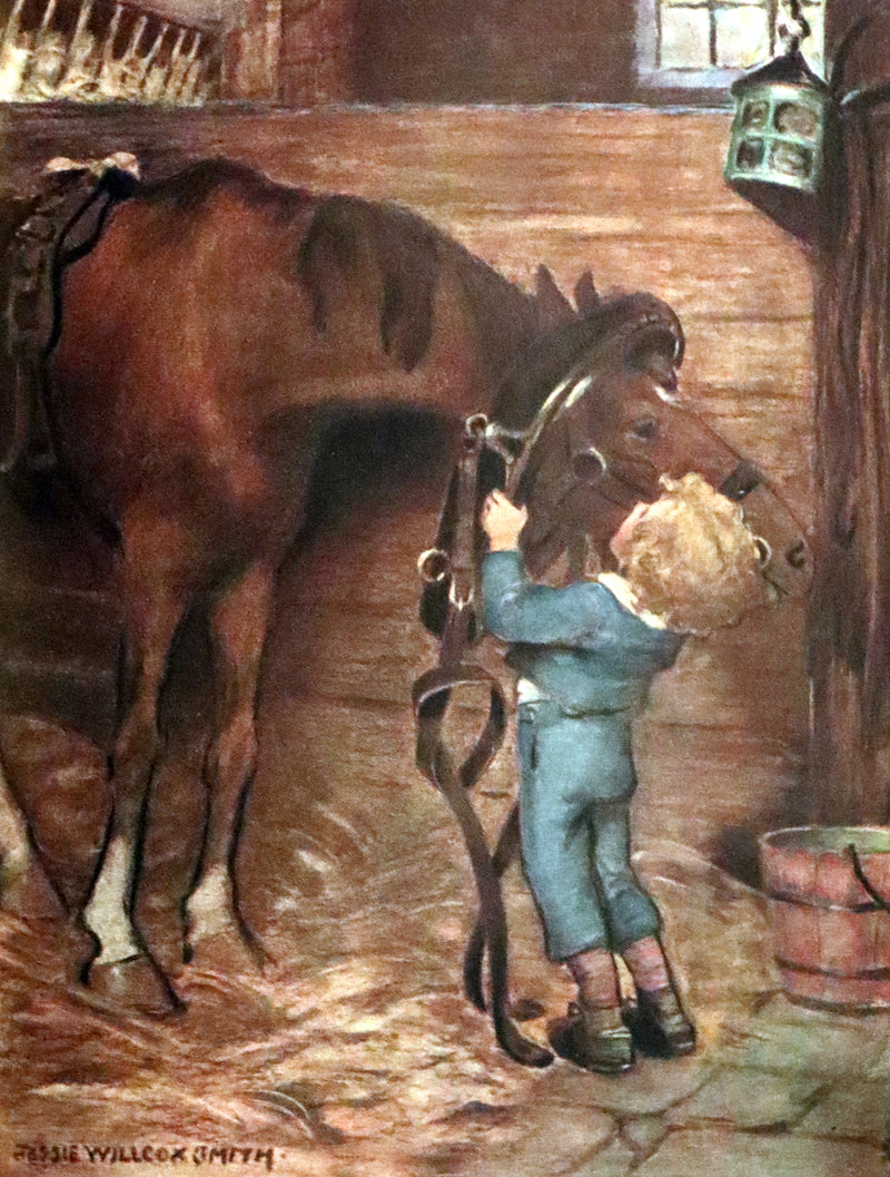 1919 Rare First Edition - AT THE BACK OF THE NORTH WIND, Illustrated by Jessie Willcox Smith.