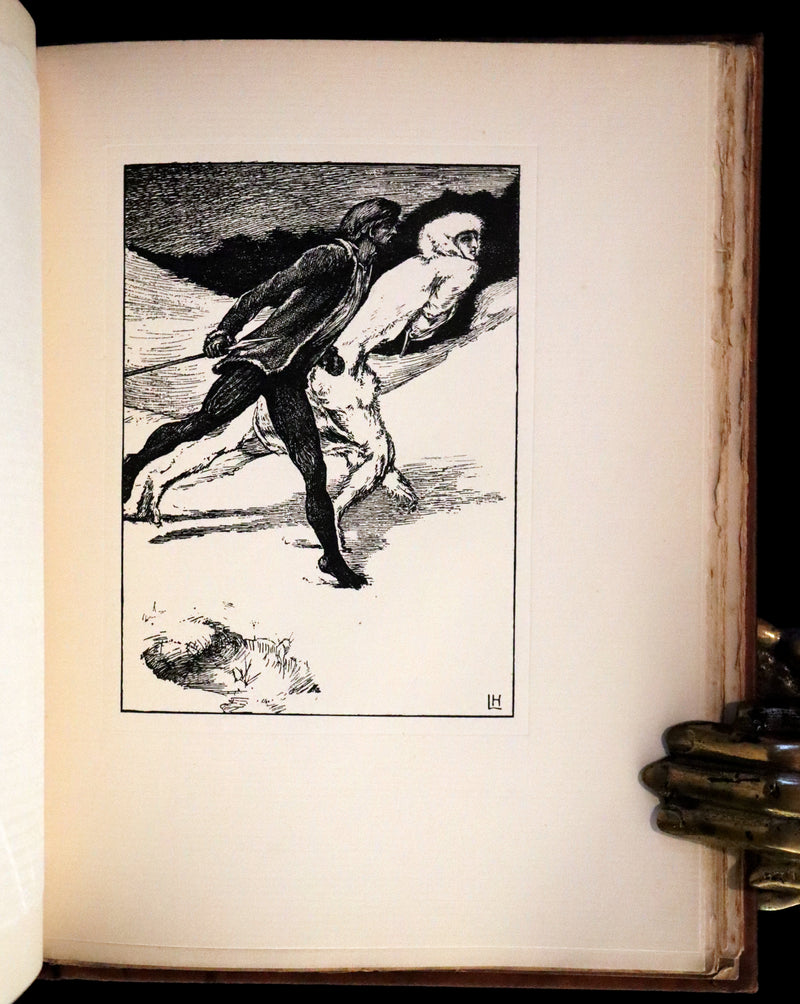 1896 Rare First Edition Book on Werewolves - THE WERE-WOLF by Clemence Housman.