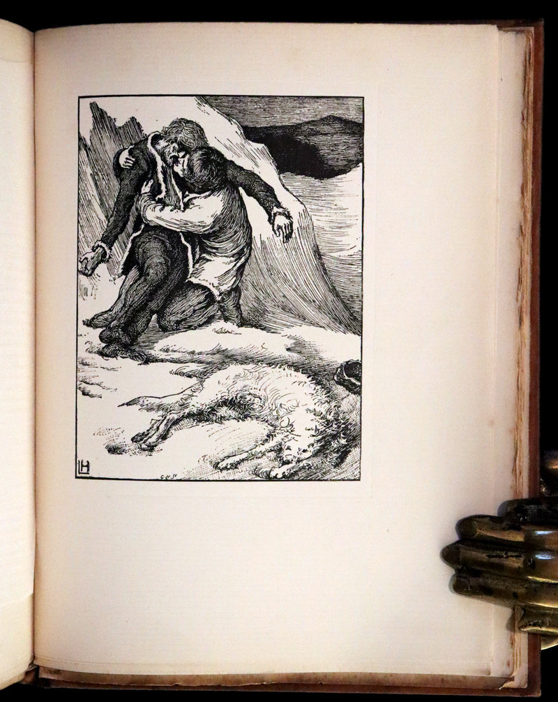 1896 Rare First Edition Book on Werewolves - THE WERE-WOLF by Clemence Housman.