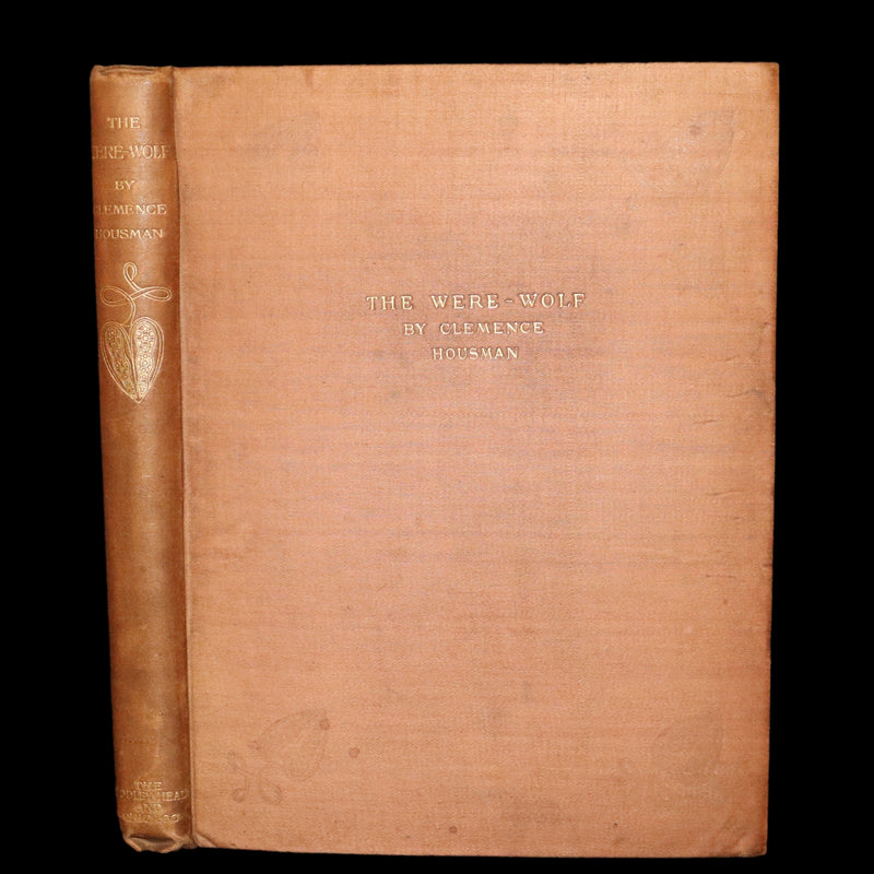 1896 Rare First Edition Book on Werewolves - THE WERE-WOLF by Clemence Housman.