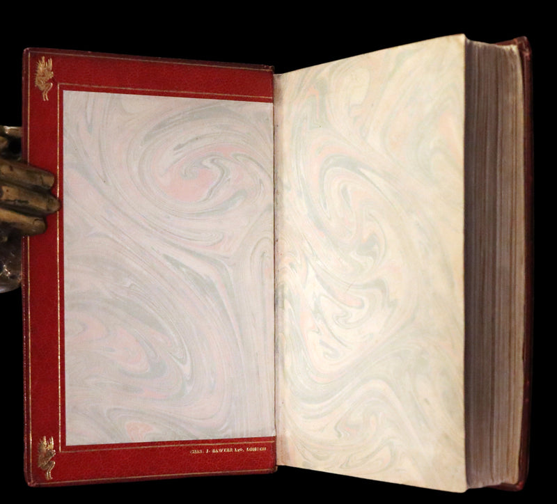 1830 Scarce First Edition with 36 illustrations by CRUIKSHANK - Letters on DEMONOLOGY & WITCHCRAFT by W. Scott bound by WOOD.