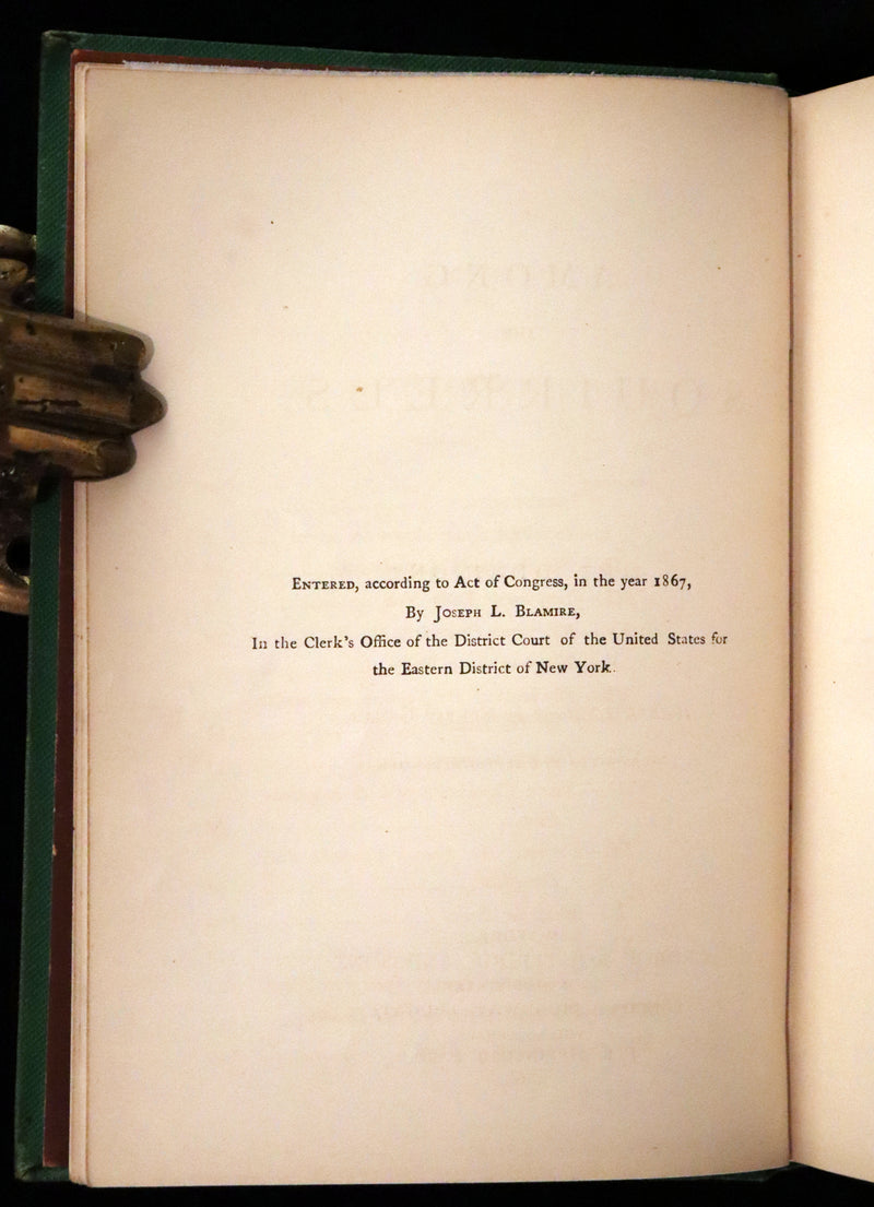 1868 Scarce Book ~ AMONG THE SQUIRRELS by Mrs. Denison, Illustrated by Griset & engraved by Dalziel Brothers.