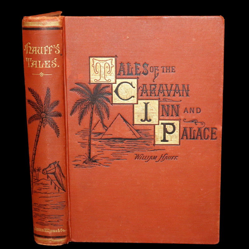 1882 Scarce Victorian Book - HAUFF'S Fairy Tales, Tales of the Caravan, Inn, and Palace. Illustrated.