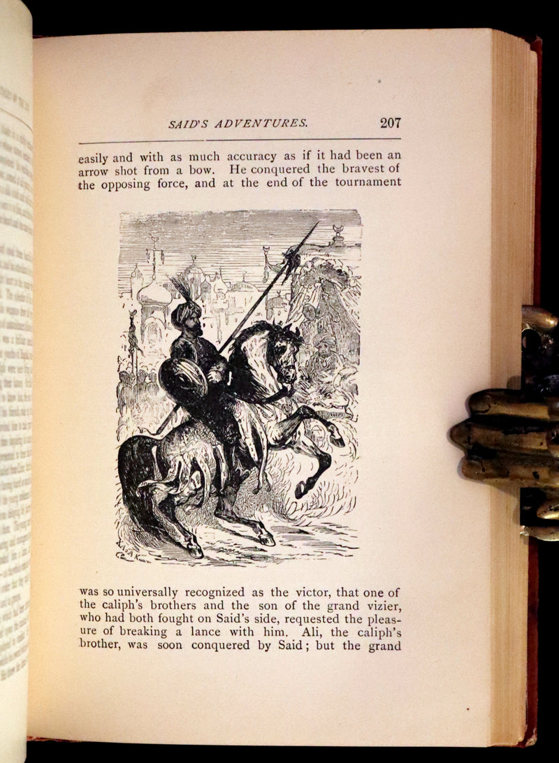 1882 Scarce Victorian Book - HAUFF'S Fairy Tales, Tales of the Caravan, Inn, and Palace. Illustrated.