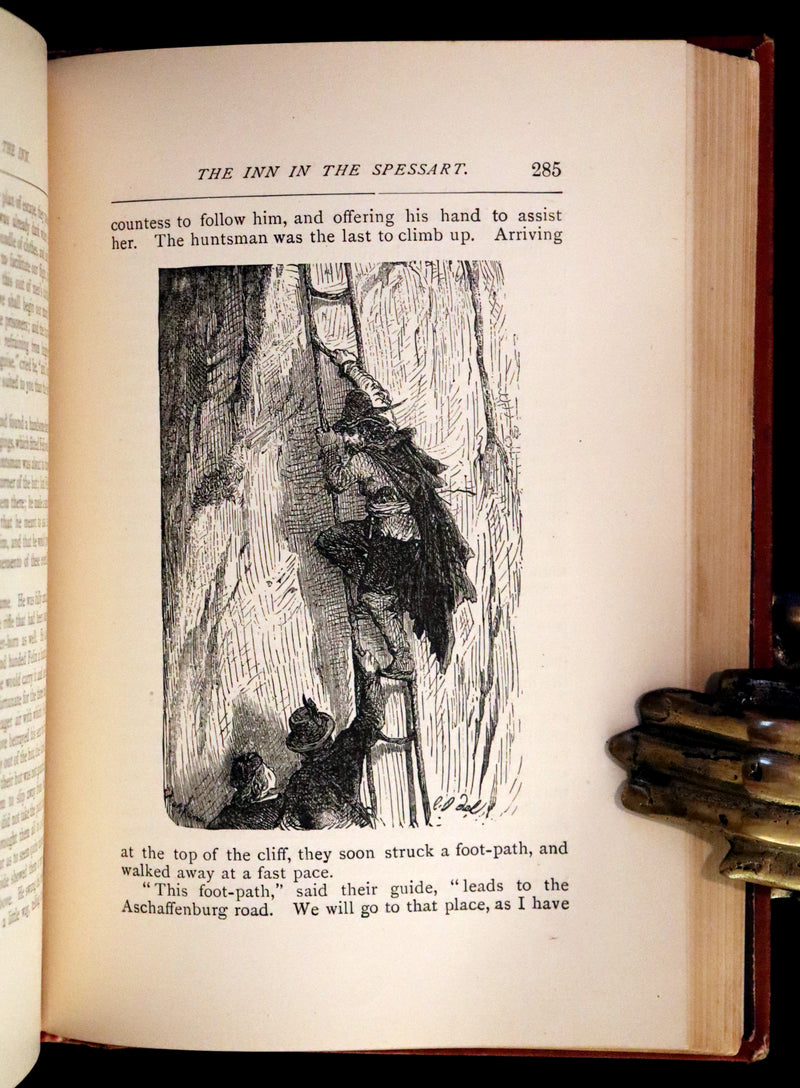 1882 Scarce Victorian Book - HAUFF'S Fairy Tales, Tales of the Caravan, Inn, and Palace. Illustrated.