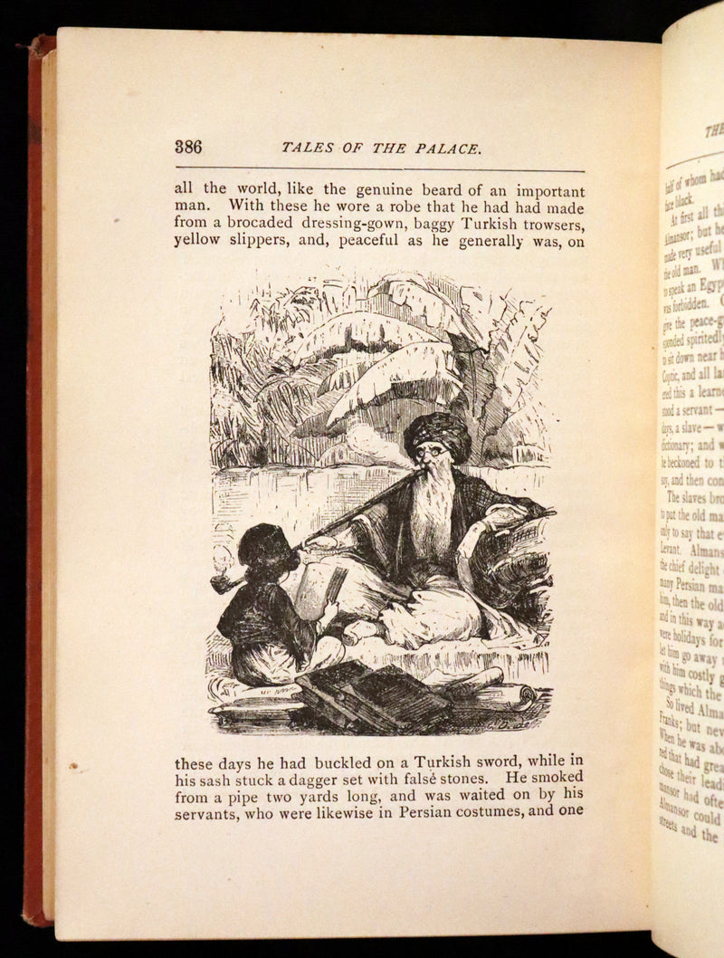 1882 Scarce Victorian Book - HAUFF'S Fairy Tales, Tales of the Caravan, Inn, and Palace. Illustrated.