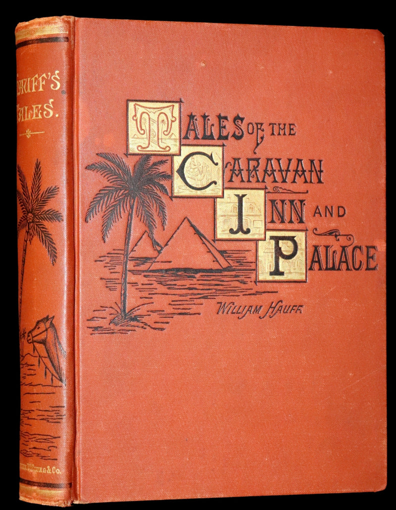 1882 Scarce Victorian Book - HAUFF'S Fairy Tales, Tales of the Caravan, Inn, and Palace. Illustrated.
