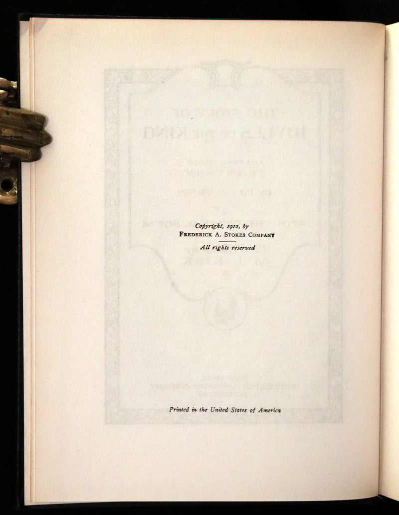 1912 Rare Book Illustrated by Maria L. Kirk - Legend of King Arthur - The Story of Idylls of the King.