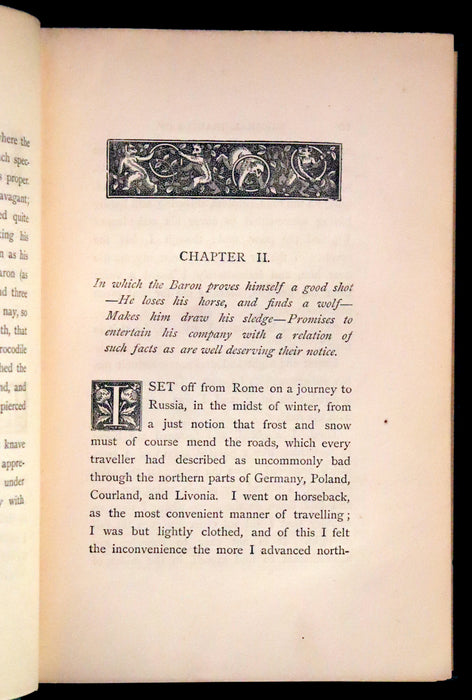 1868 Rare Book - The Travels and Surprising Adventures of Baron MUNCHAUSEN. Illustrated by Cruikshank.