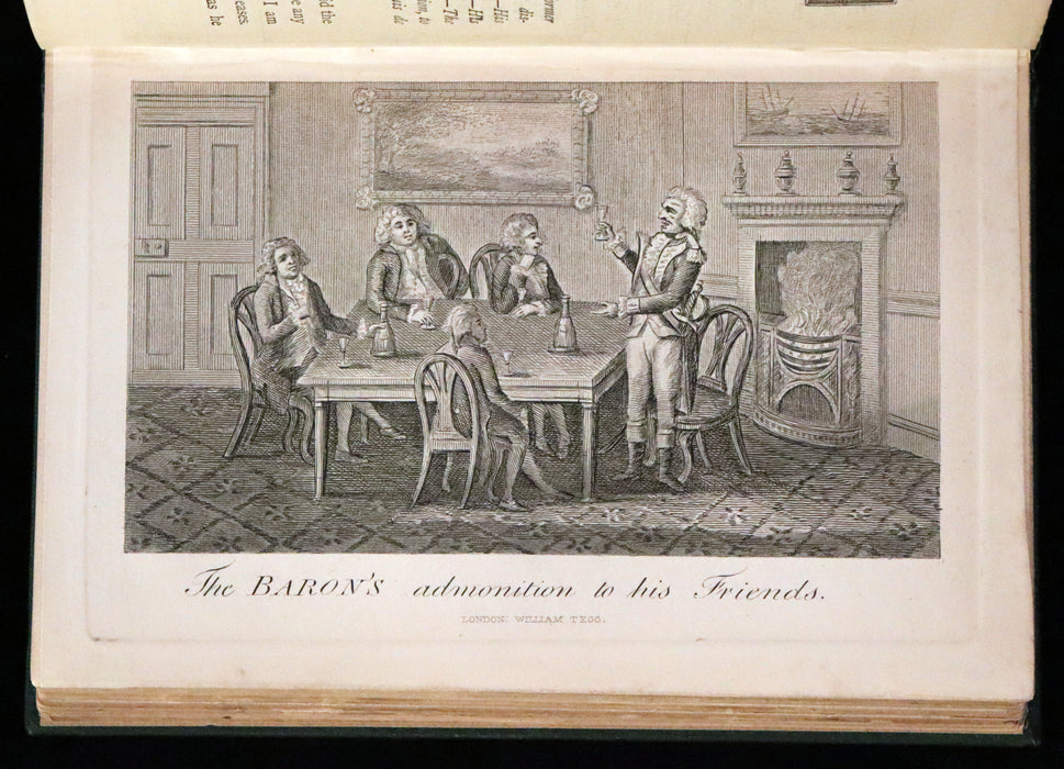 1868 Rare Book - The Travels and Surprising Adventures of Baron MUNCHAUSEN. Illustrated by Cruikshank.