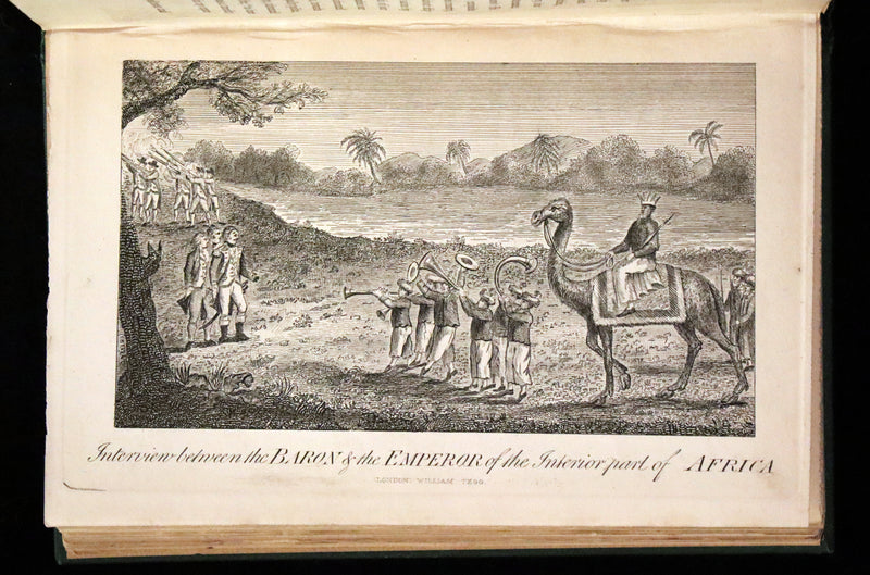 1868 Rare Book - The Travels and Surprising Adventures of Baron MUNCHAUSEN. Illustrated by Cruikshank.