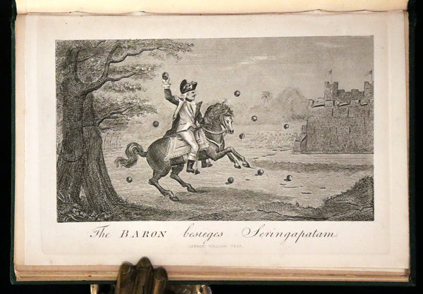1868 Rare Book - The Travels and Surprising Adventures of Baron MUNCHAUSEN. Illustrated by Cruikshank.