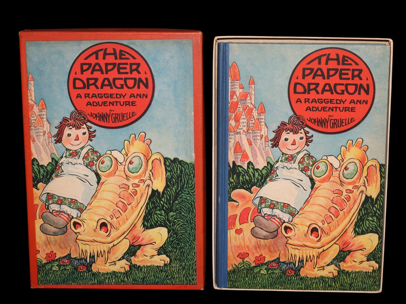 1926 Rare First Edition - THE PAPER DRAGON, A Raggedy Ann Adventure in Publisher Box.
