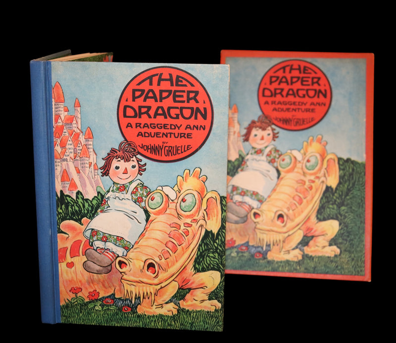1926 Rare First Edition - THE PAPER DRAGON, A Raggedy Ann Adventure in Publisher Box.