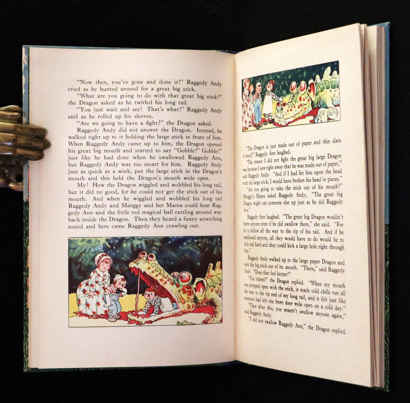 1926 Rare First Edition - THE PAPER DRAGON, A Raggedy Ann Adventure in Publisher Box.
