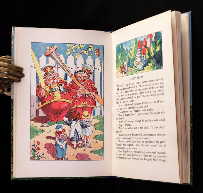 1926 Rare First Edition - THE PAPER DRAGON, A Raggedy Ann Adventure in Publisher Box.