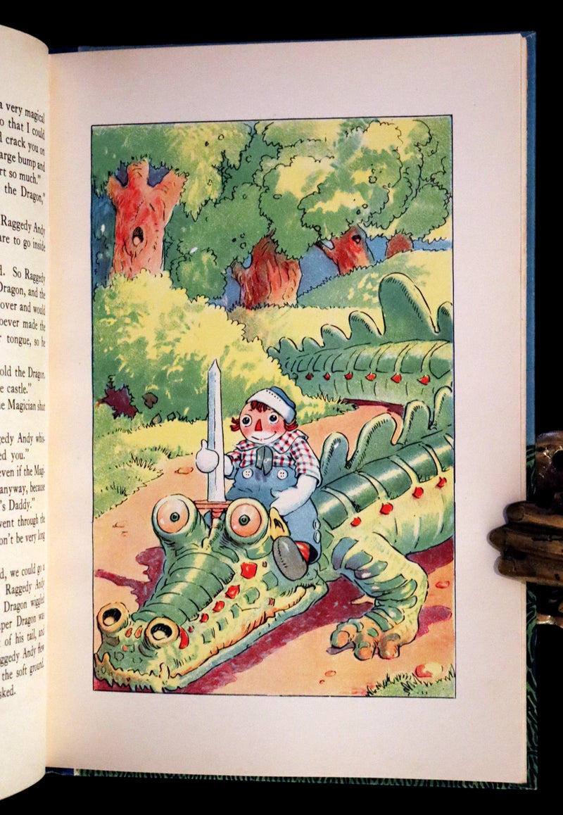 1926 Rare First Edition - THE PAPER DRAGON, A Raggedy Ann Adventure in Publisher Box.