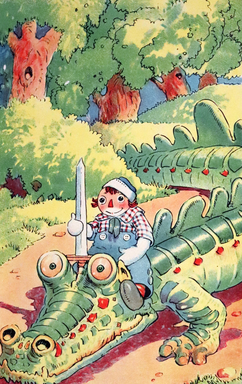 1926 Rare First Edition - THE PAPER DRAGON, A Raggedy Ann Adventure in Publisher Box.