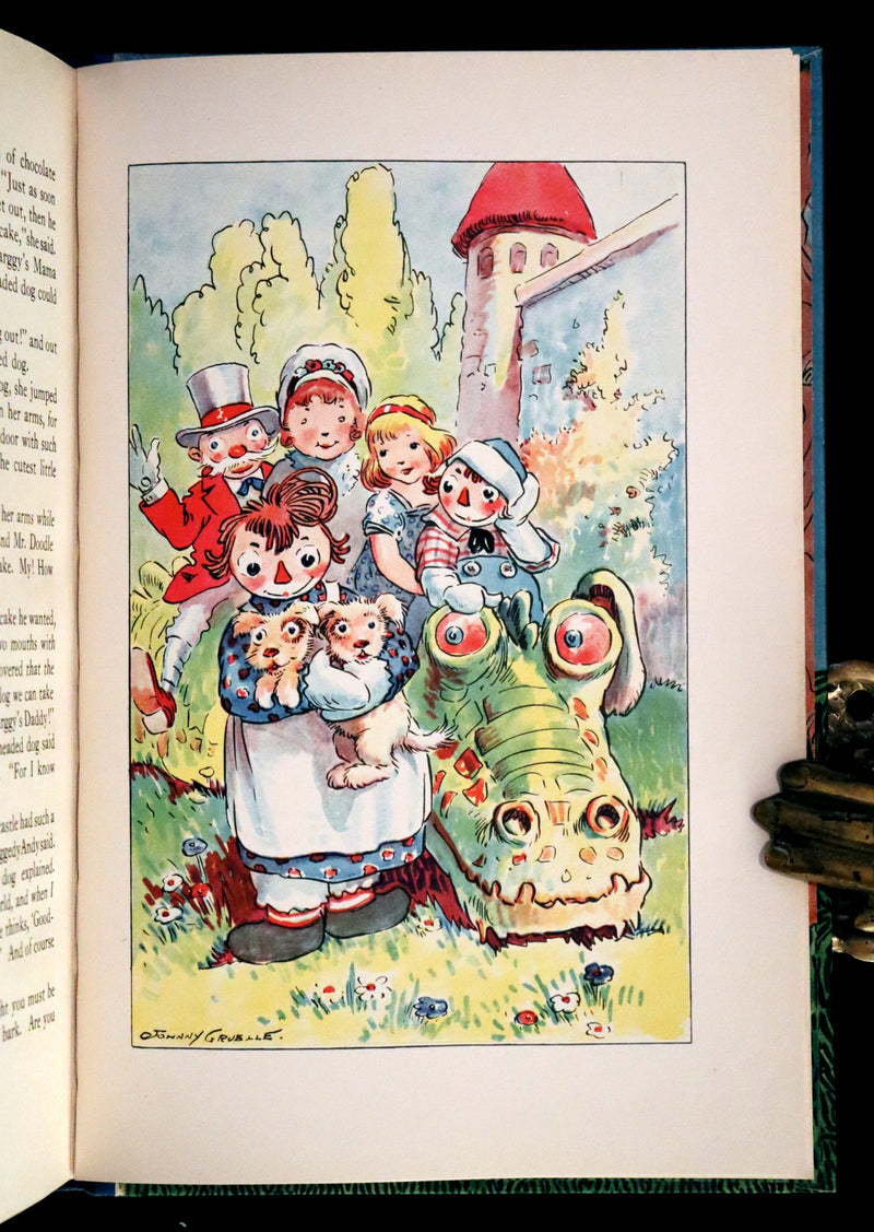 1926 Rare First Edition - THE PAPER DRAGON, A Raggedy Ann Adventure in Publisher Box.