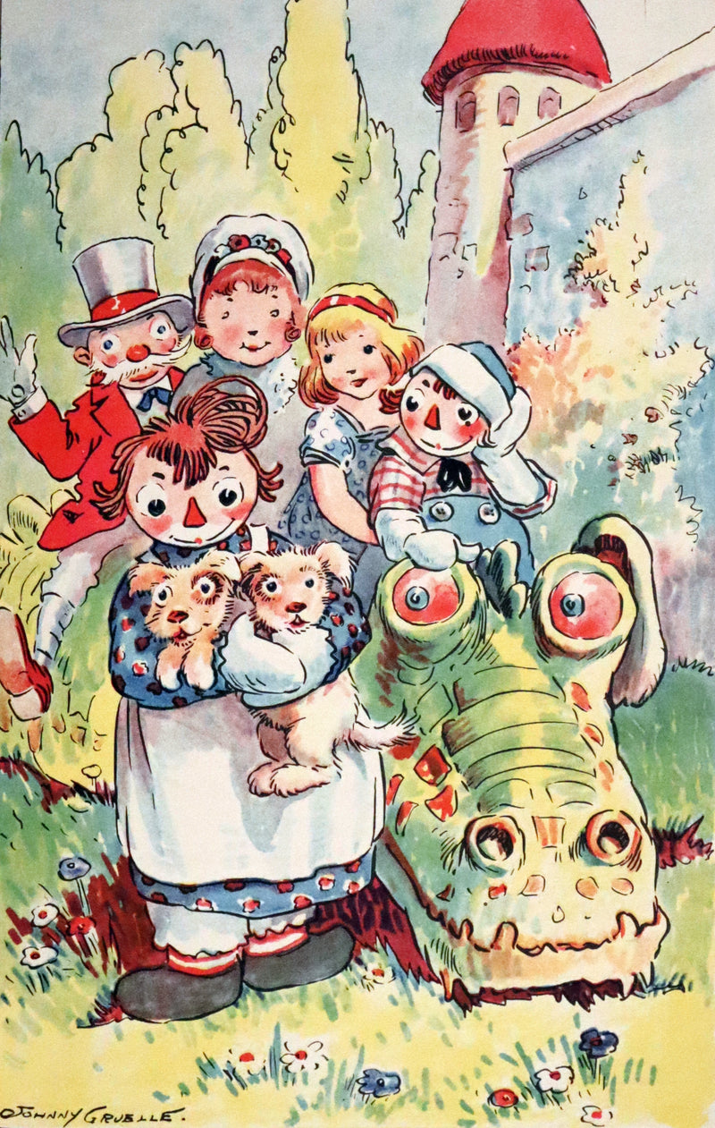 1926 Rare First Edition - THE PAPER DRAGON, A Raggedy Ann Adventure in Publisher Box.