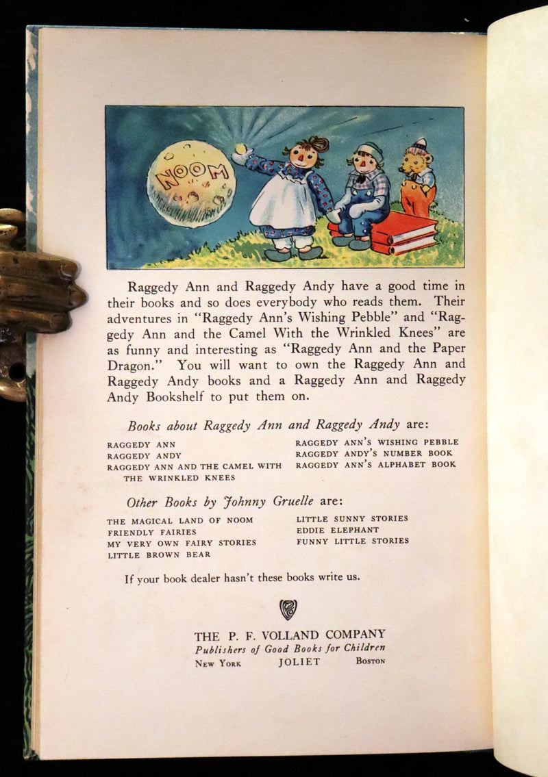 1926 Rare First Edition - THE PAPER DRAGON, A Raggedy Ann Adventure in Publisher Box.