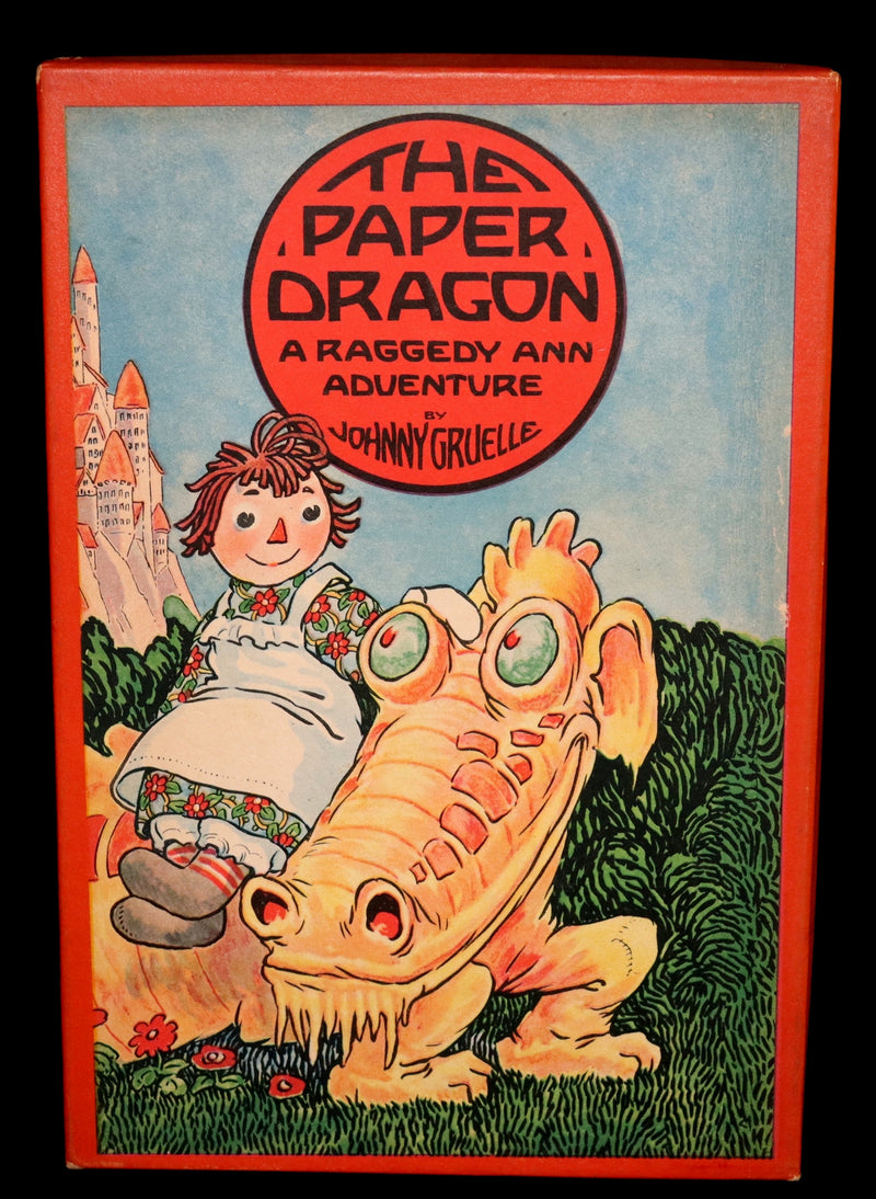 1926 Rare First Edition - THE PAPER DRAGON, A Raggedy Ann Adventure in Publisher Box.