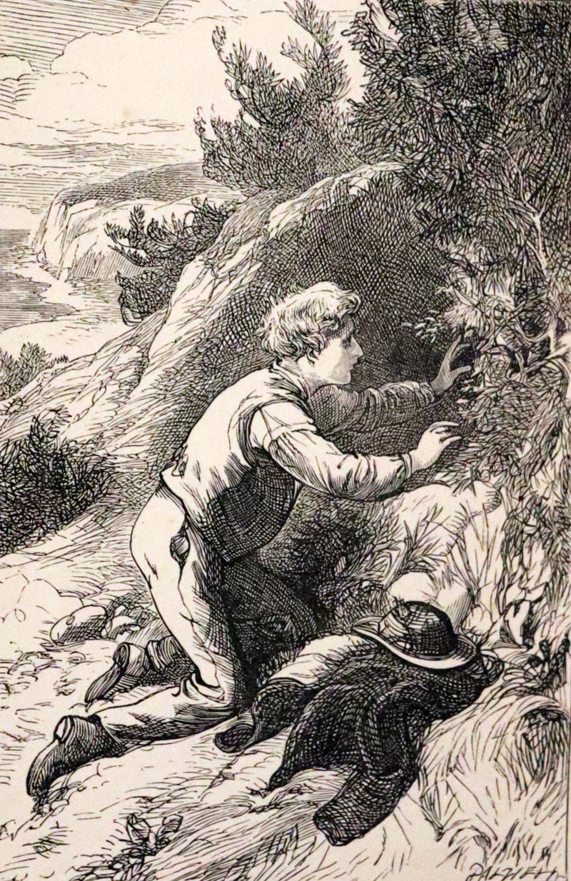 1885 Rare Victorian Book - The Mine, or Darkness and Light by Charlotte Maria Tucker (A.L.O.E.).