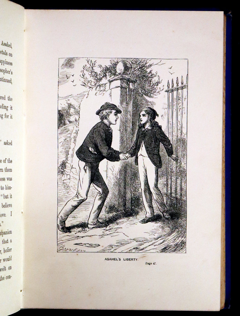 1885 Rare Victorian Book - The Mine, or Darkness and Light by Charlotte Maria Tucker (A.L.O.E.).