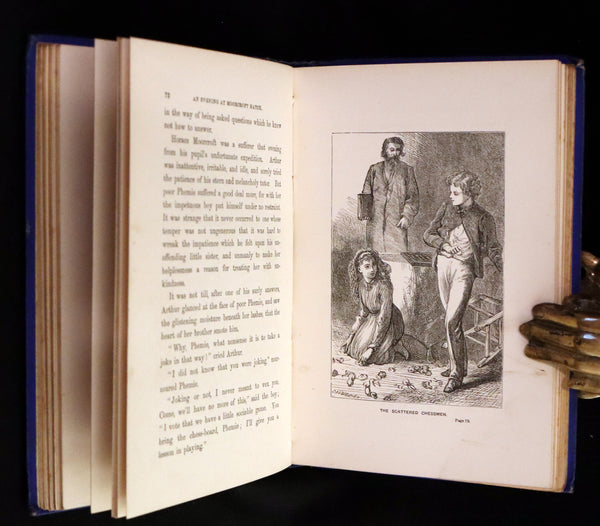 1885 Rare Victorian Book - The Mine, or Darkness and Light by Charlotte Maria Tucker (A.L.O.E.).