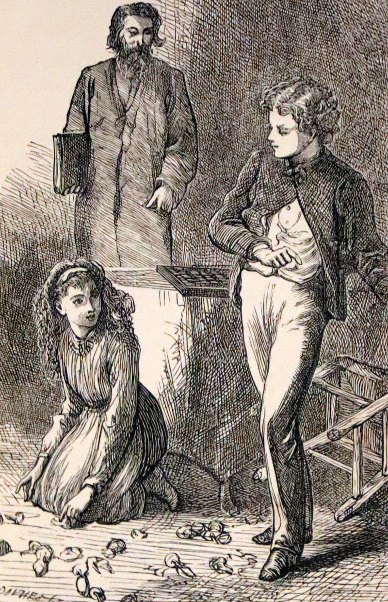 1885 Rare Victorian Book - The Mine, or Darkness and Light by Charlotte Maria Tucker (A.L.O.E.).