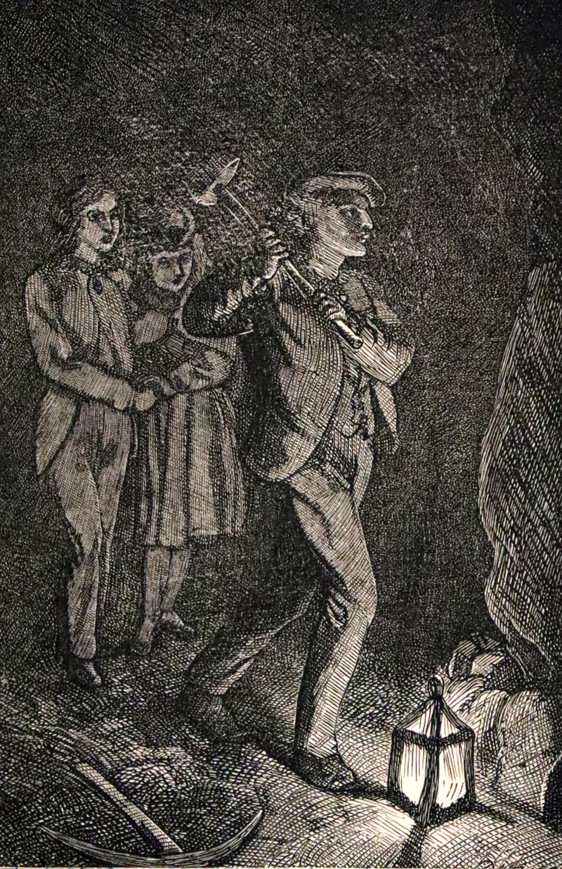 1885 Rare Victorian Book - The Mine, or Darkness and Light by Charlotte Maria Tucker (A.L.O.E.).